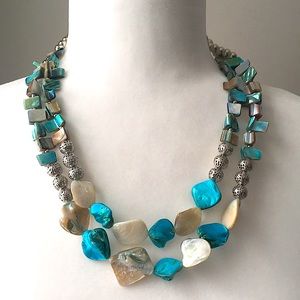 Fashion necklace and earrings